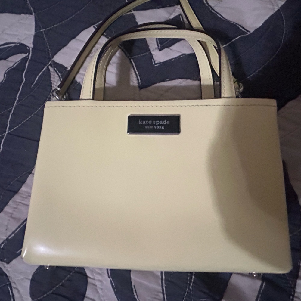 Kate Spade Sam icon mini tote in Yellow